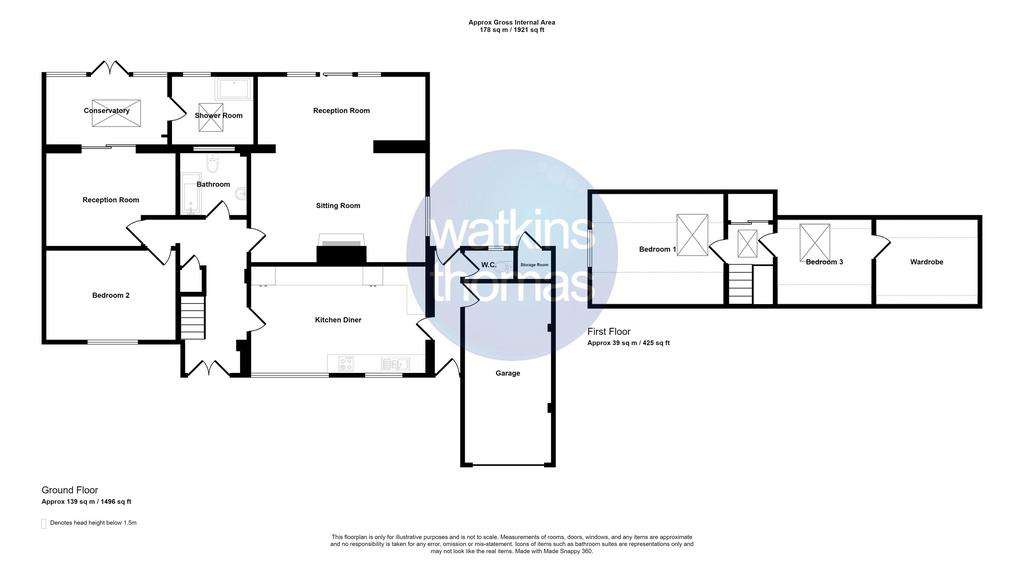 3 bedroom detached bungalow for sale - floorplan