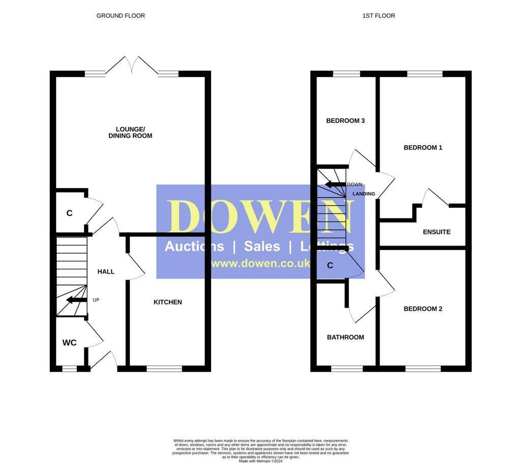 3 bedroom terraced house for sale - floorplan