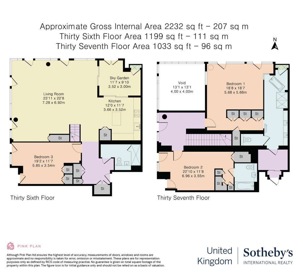 3 bedroom duplex apartment to rent - floorplan