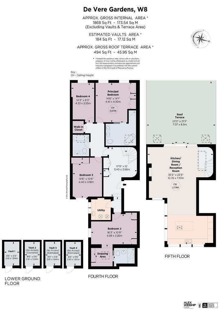 4 bedroom penthouse apartment for sale - floorplan