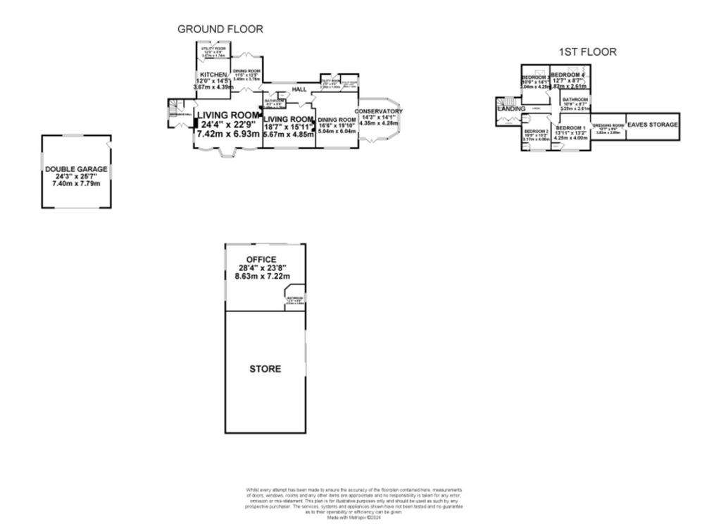 4 bedroom detached house for sale - floorplan