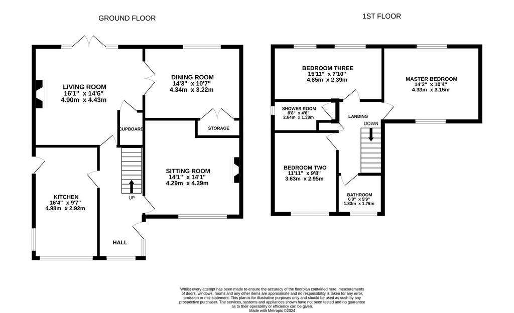 3 bedroom detached house for sale - floorplan