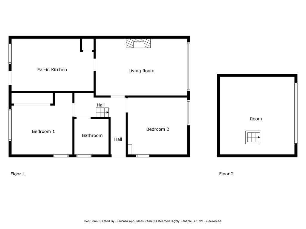 2 bedroom semi-detached bungalow for sale - floorplan