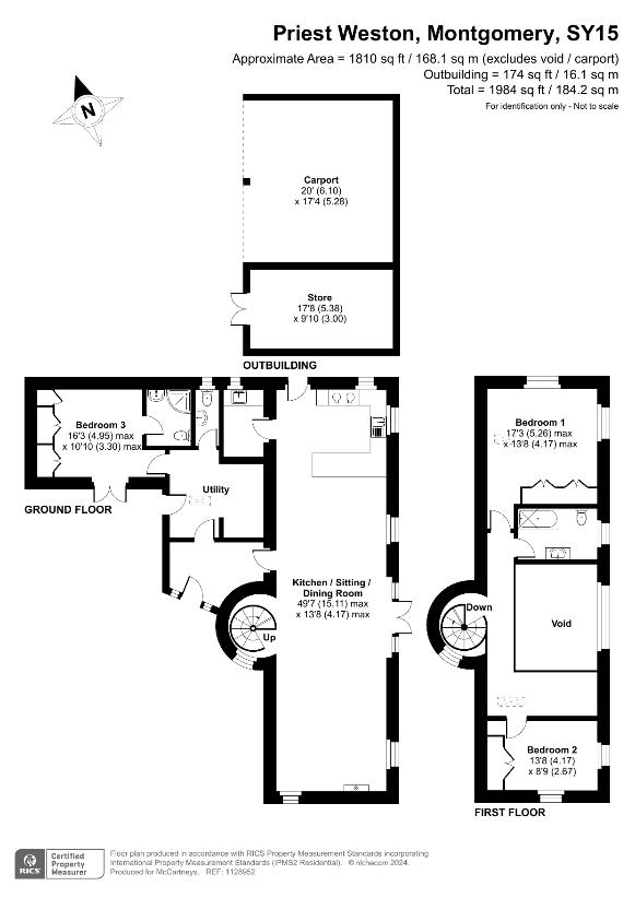 3 bedroom property for sale - floorplan