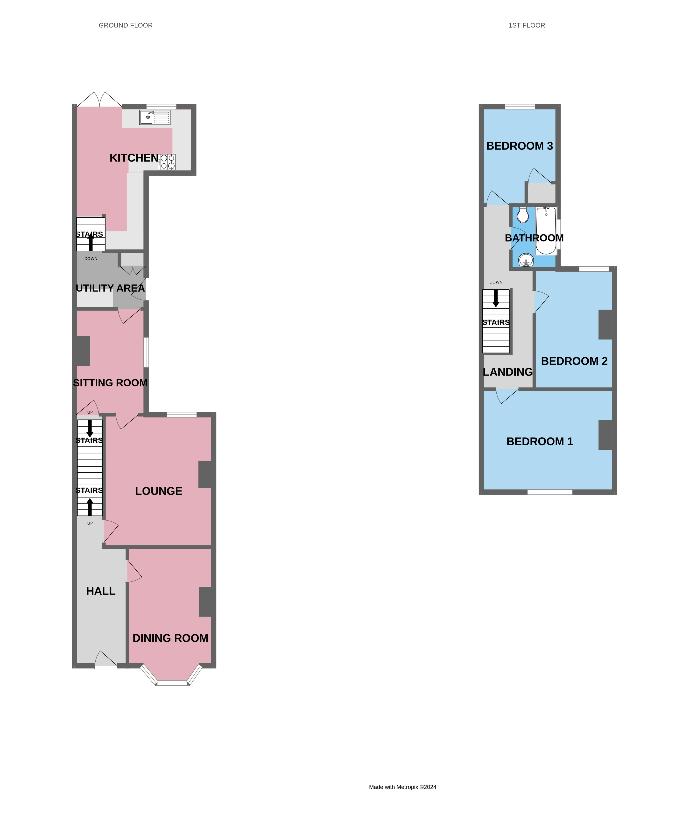 3 bedroom property for sale - floorplan