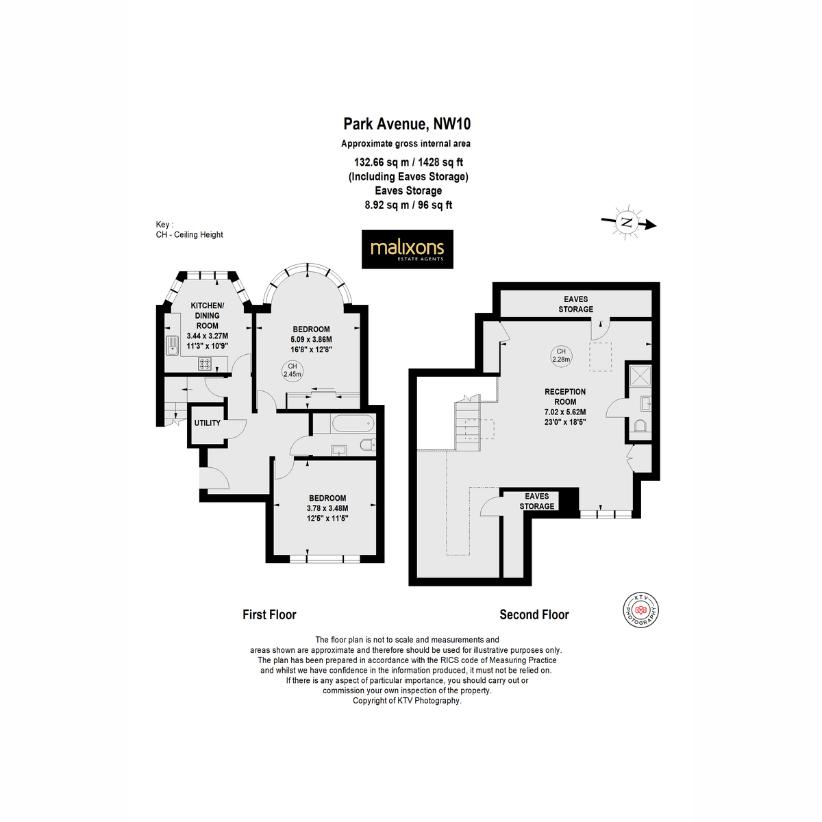 2 bedroom flat for sale - floorplan