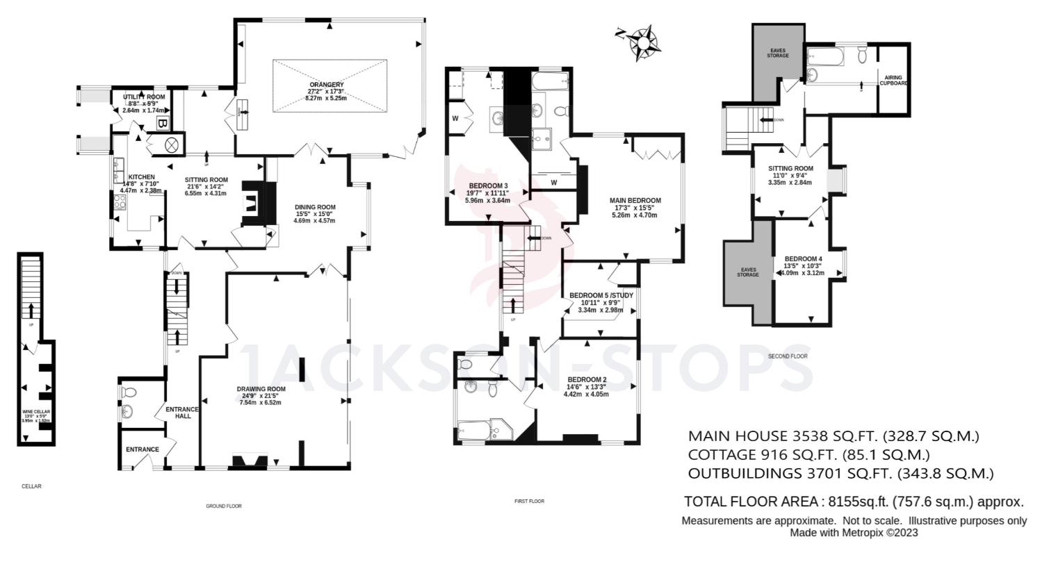 5 bedroom property for sale - floorplan