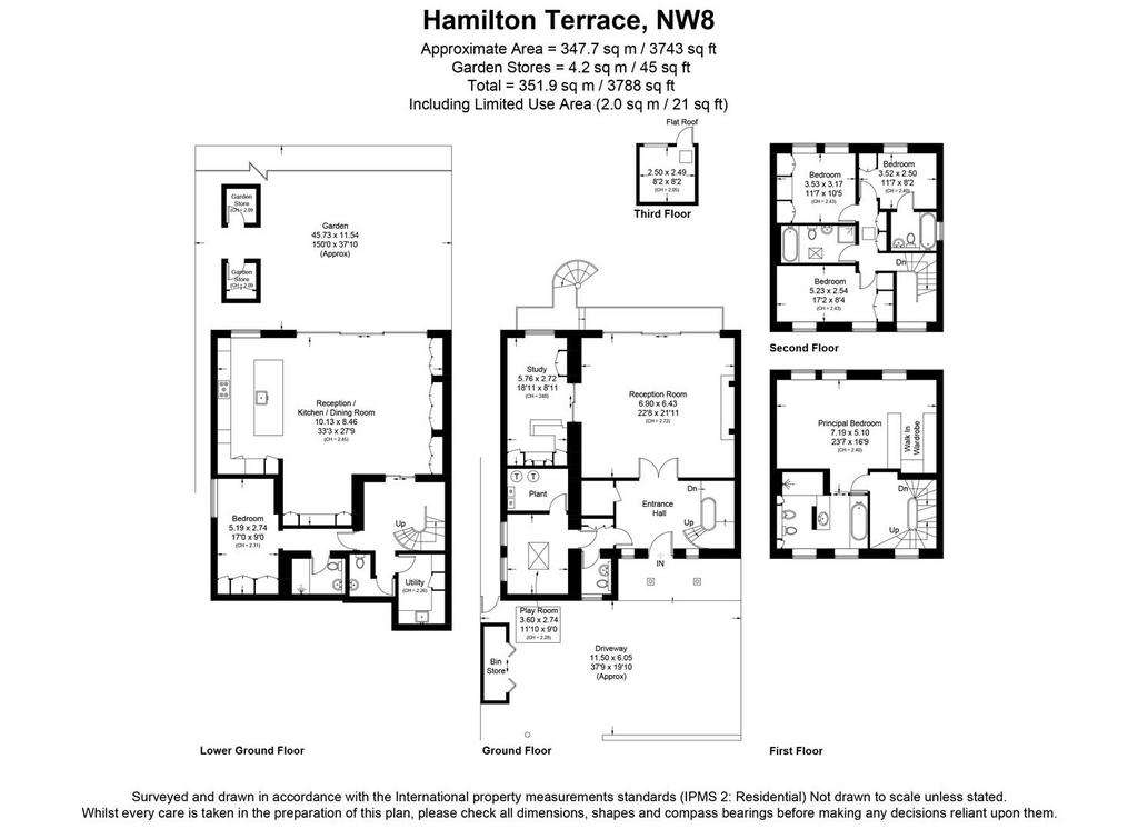 5 bedroom house for sale - floorplan