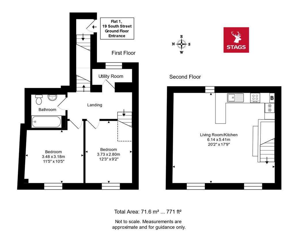 2 bedroom flat for sale - floorplan