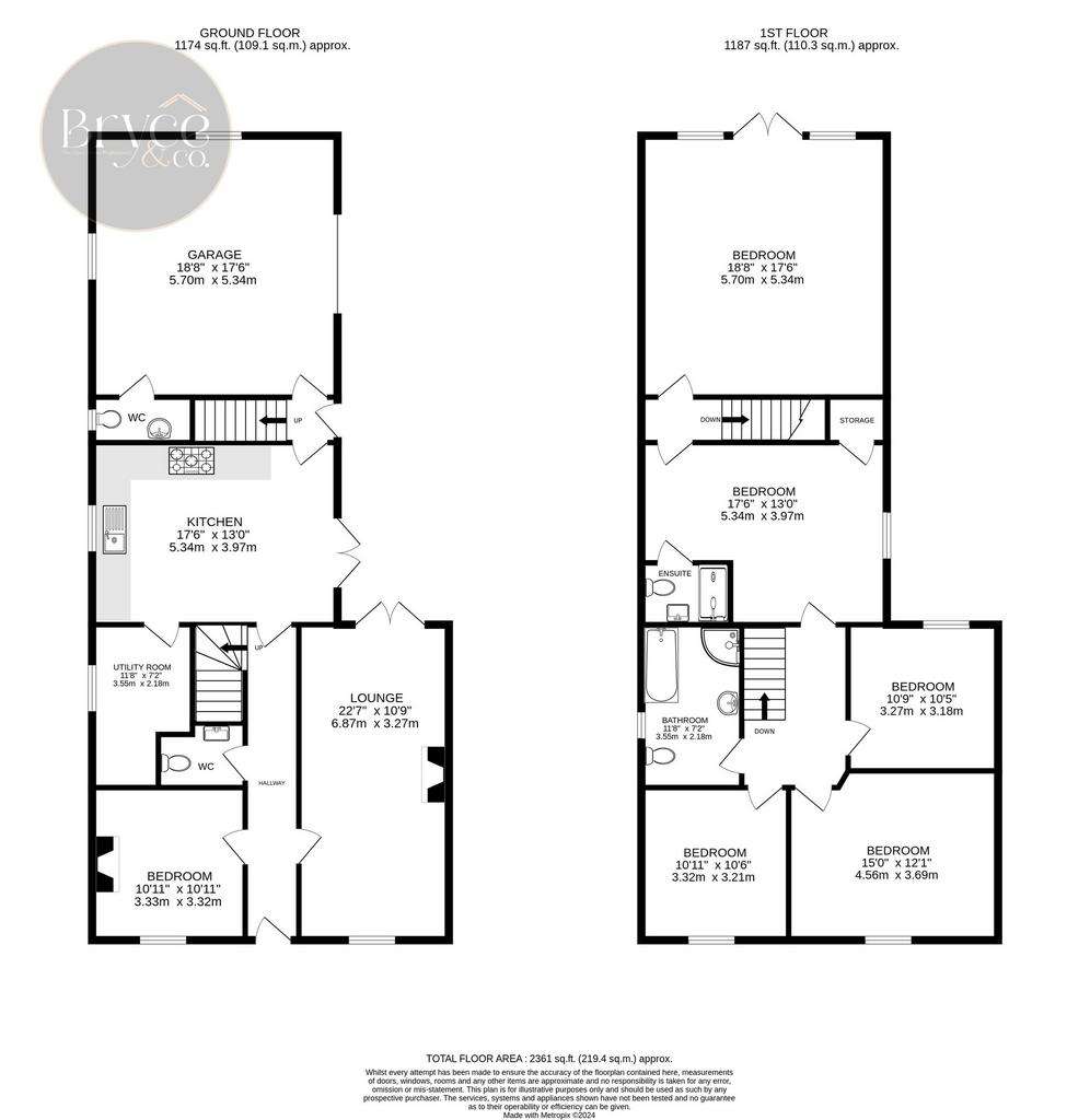 5 bedroom detached house for sale - floorplan