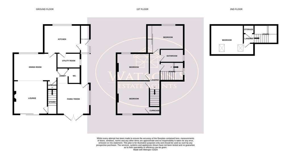 4 bedroom end of terrace house for sale - floorplan