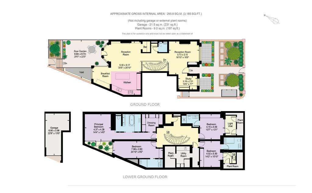 4 bedroom flat for sale - floorplan