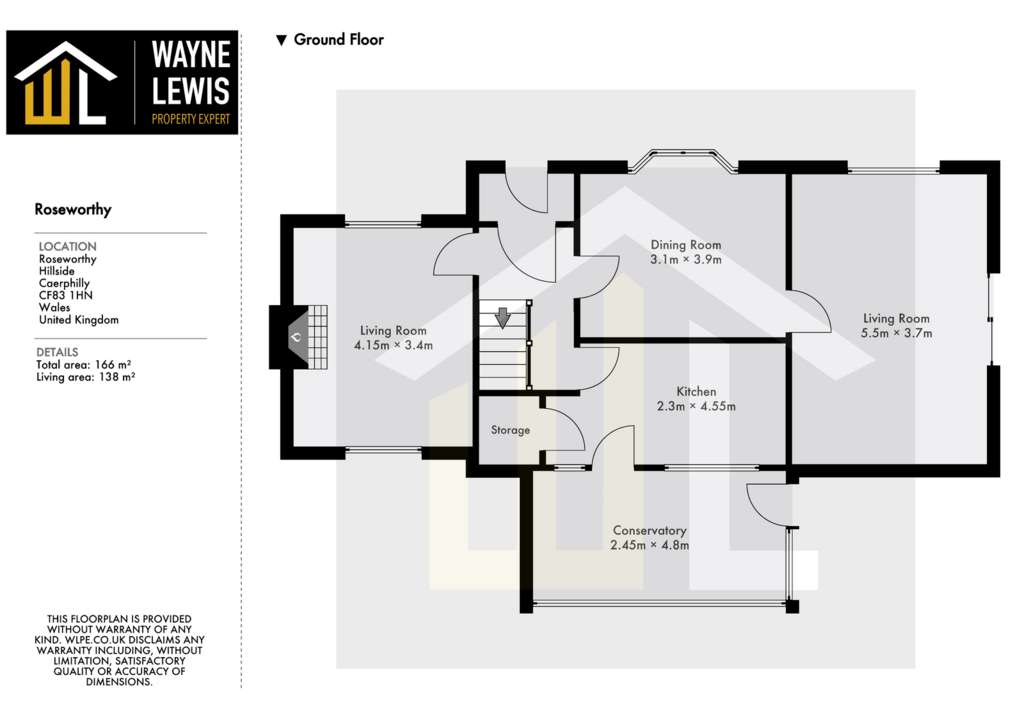 4 bedroom semi-detached house for sale - floorplan