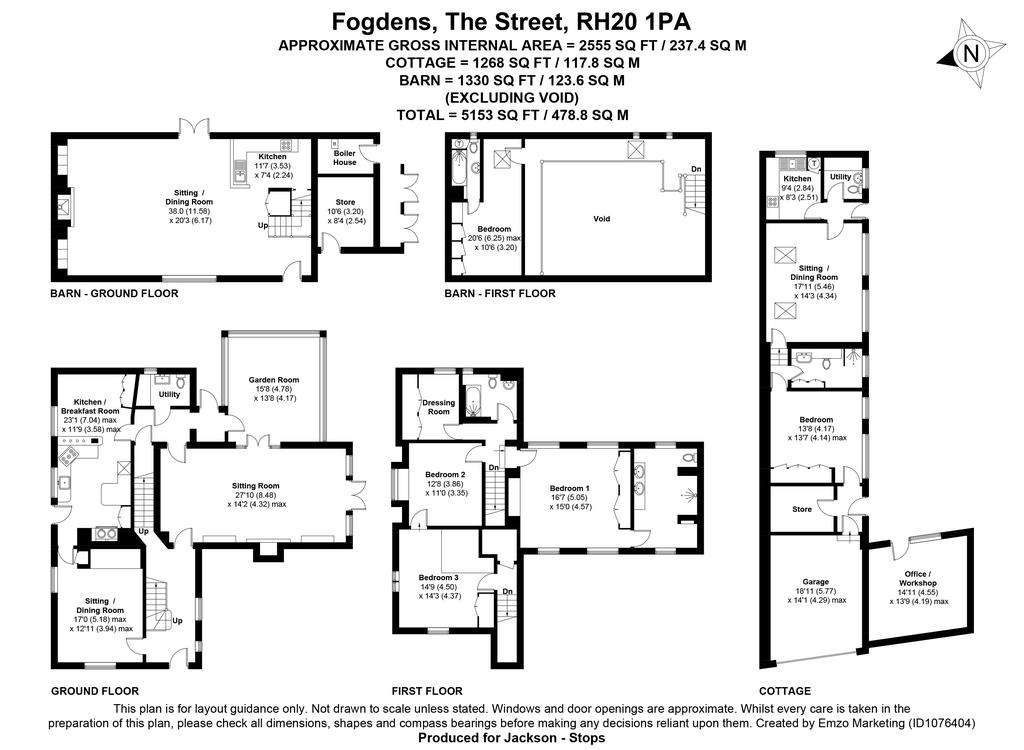 6 bedroom detached house for sale - floorplan