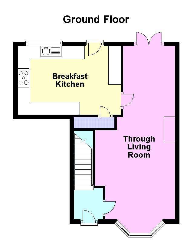 4 bedroom detached house to rent - floorplan