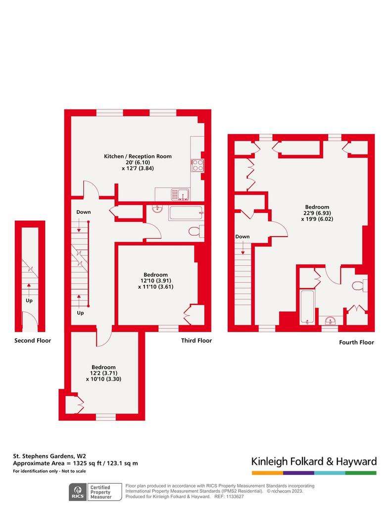 3 bedroom flat for sale - floorplan