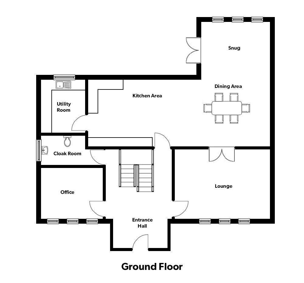 5 bedroom detached house for sale - floorplan