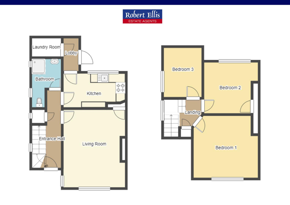 3 bedroom semi-detached house for sale - floorplan