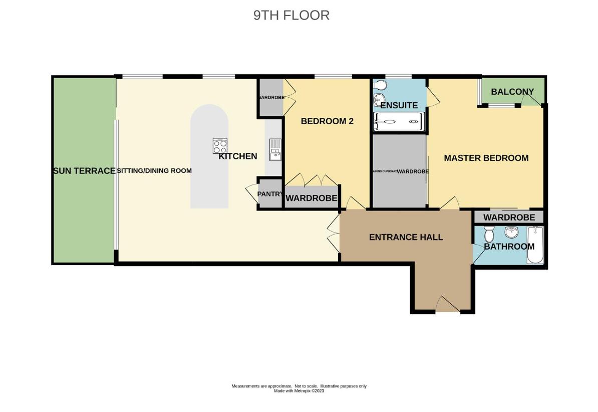 2 bedroom flat for sale - floorplan