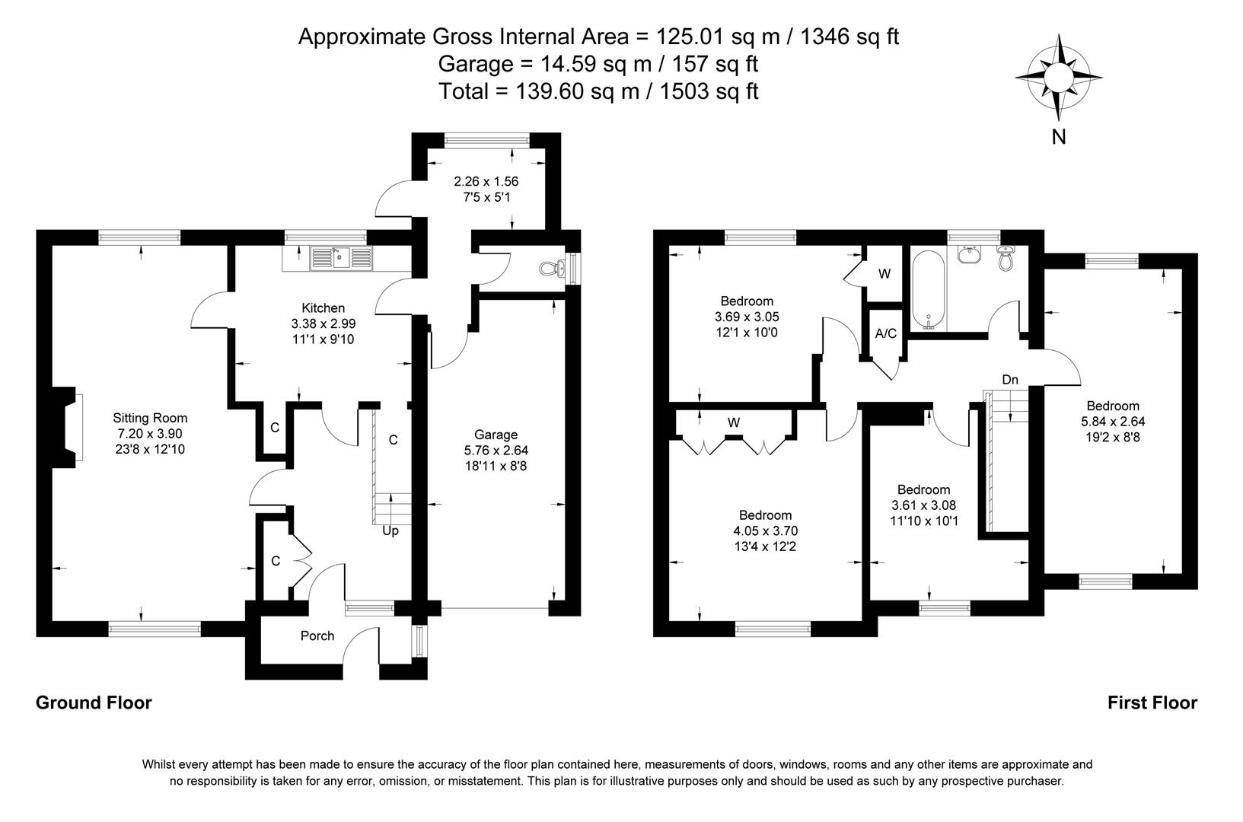 4 bedroom semi-detached house for sale - floorplan