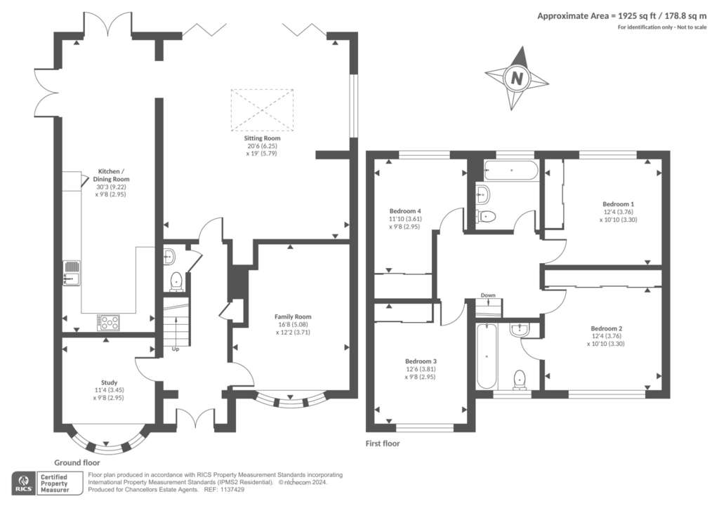 4 bedroom detached house for sale - floorplan