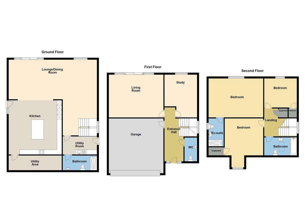 4 bedroom detached house for sale - floorplan