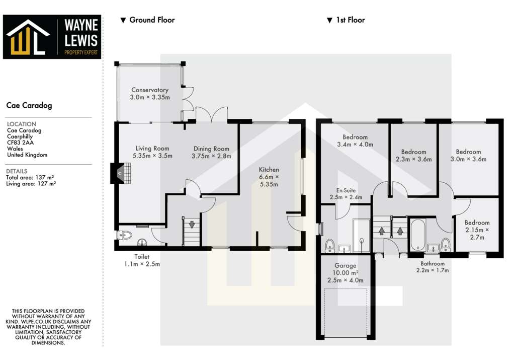 4 bedroom detached house for sale - floorplan