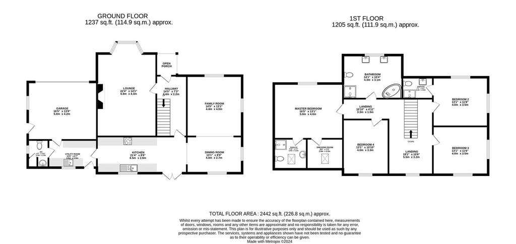 4 bedroom detached house for sale - floorplan