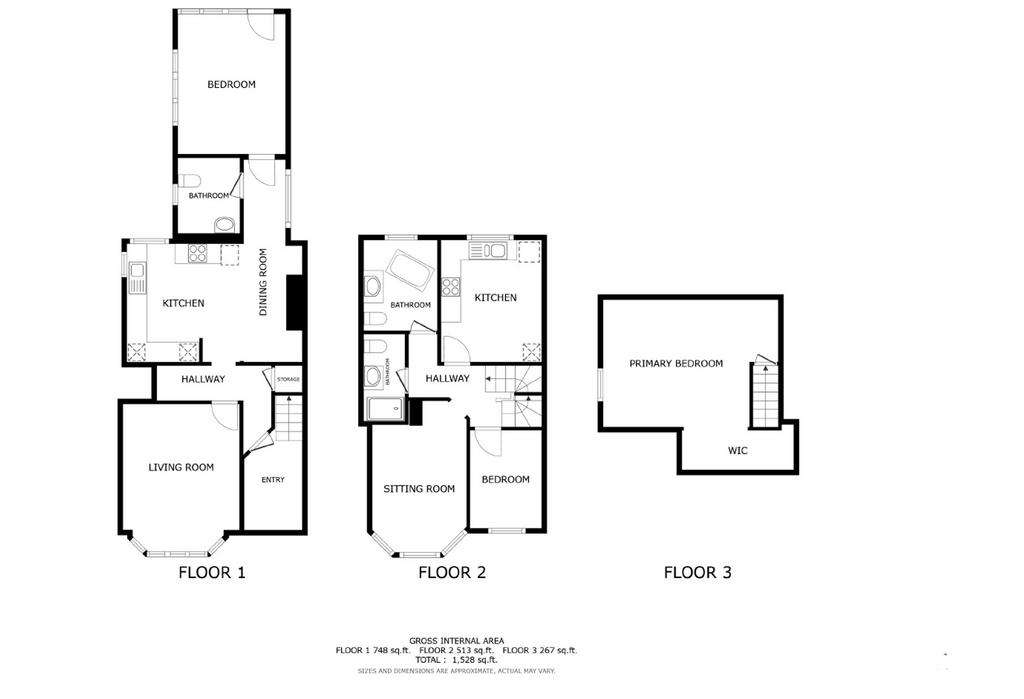 4 bedroom semi-detached house for sale - floorplan