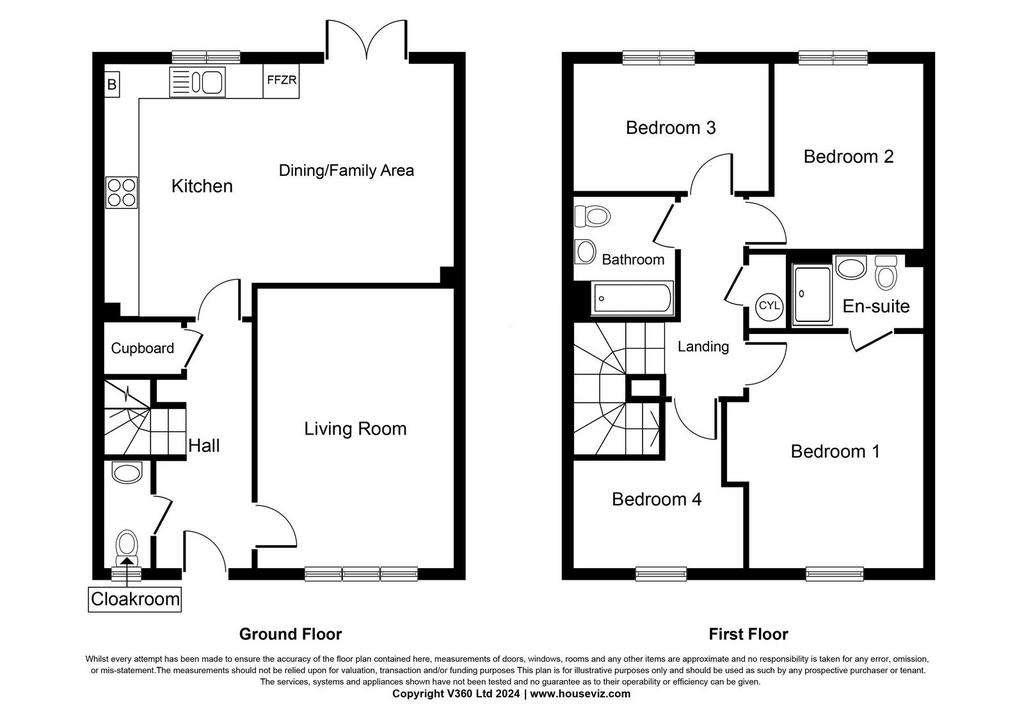 4 bedroom detached house for sale - floorplan