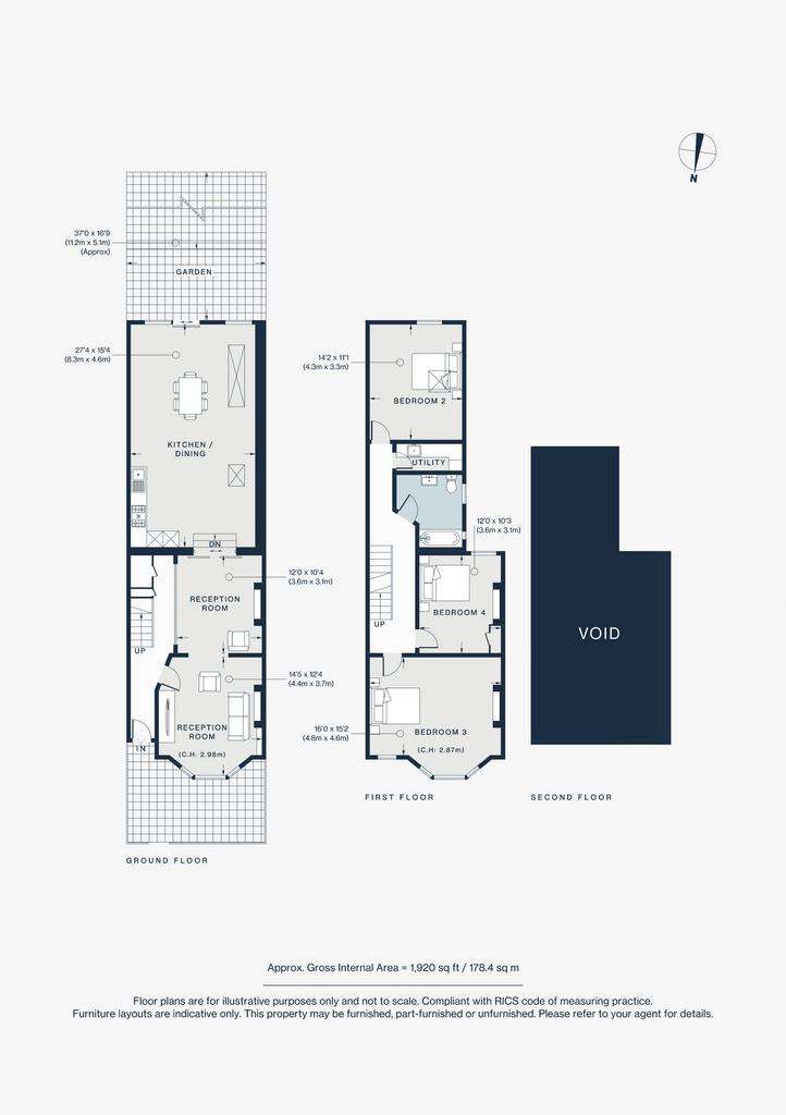 3 bedroom penthouse apartment to rent - floorplan