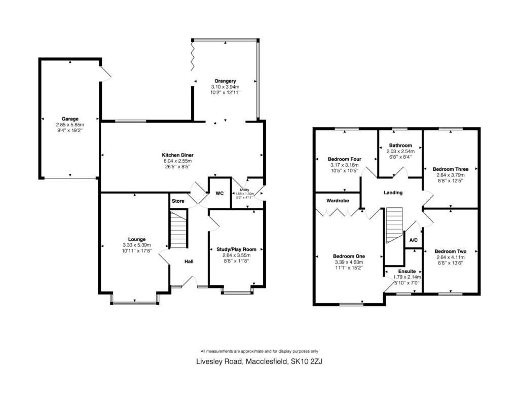 4 bedroom detached house for sale - floorplan