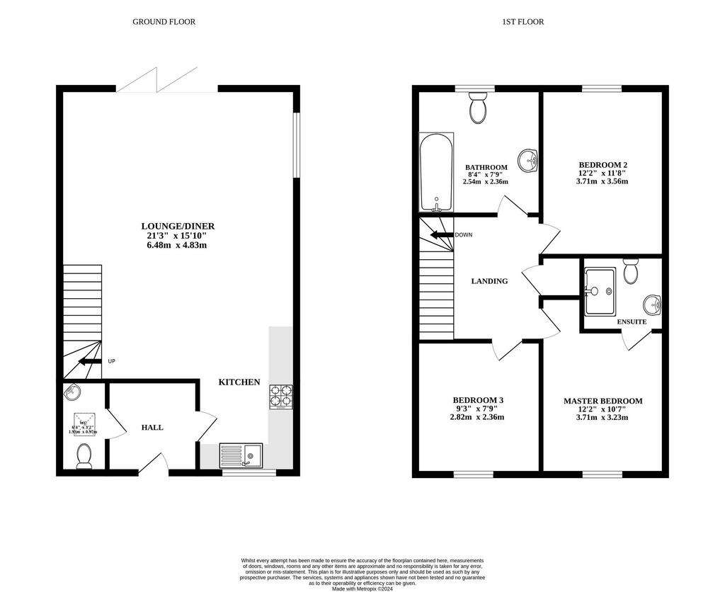 3 bedroom terraced house for sale - floorplan