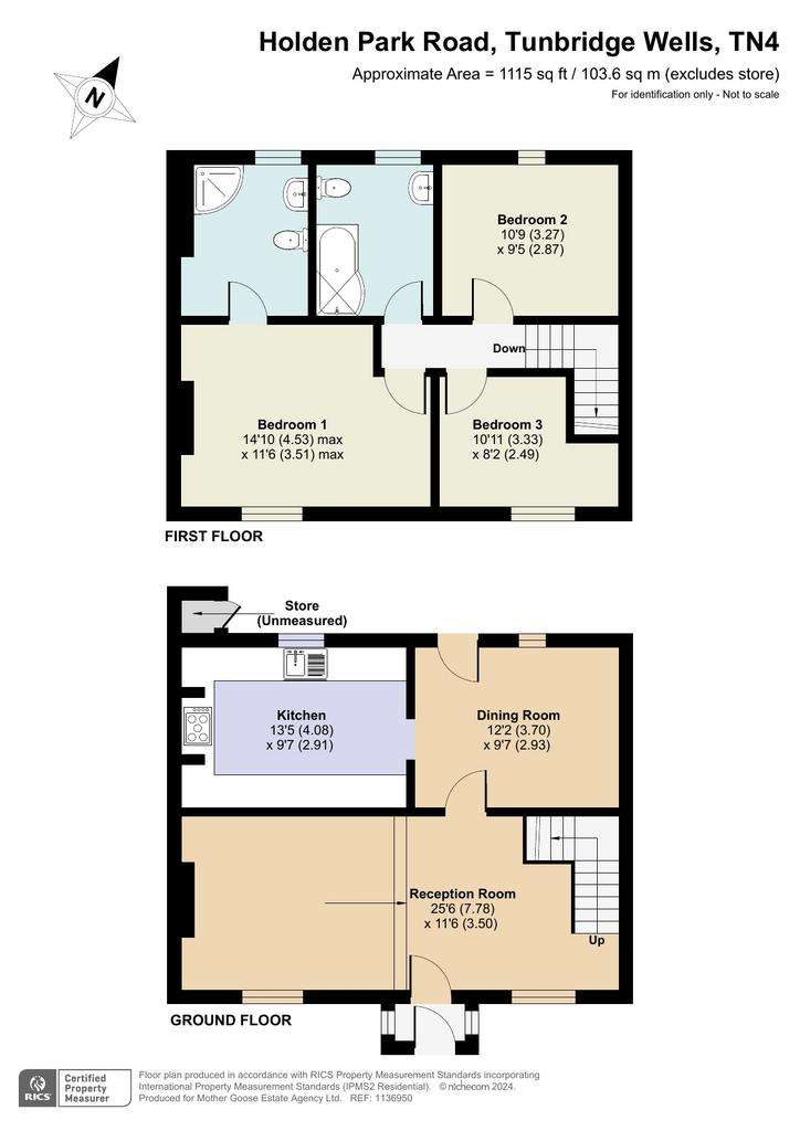 3 bedroom detached house for sale - floorplan