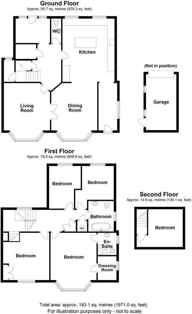 5 bedroom semi-detached house for sale - floorplan