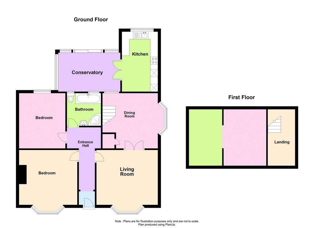 2 bedroom semi-detached bungalow for sale - floorplan