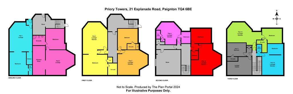 Studio flat for sale - floorplan