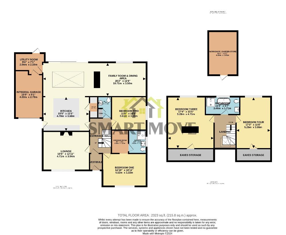 4 bedroom detached house for sale - floorplan