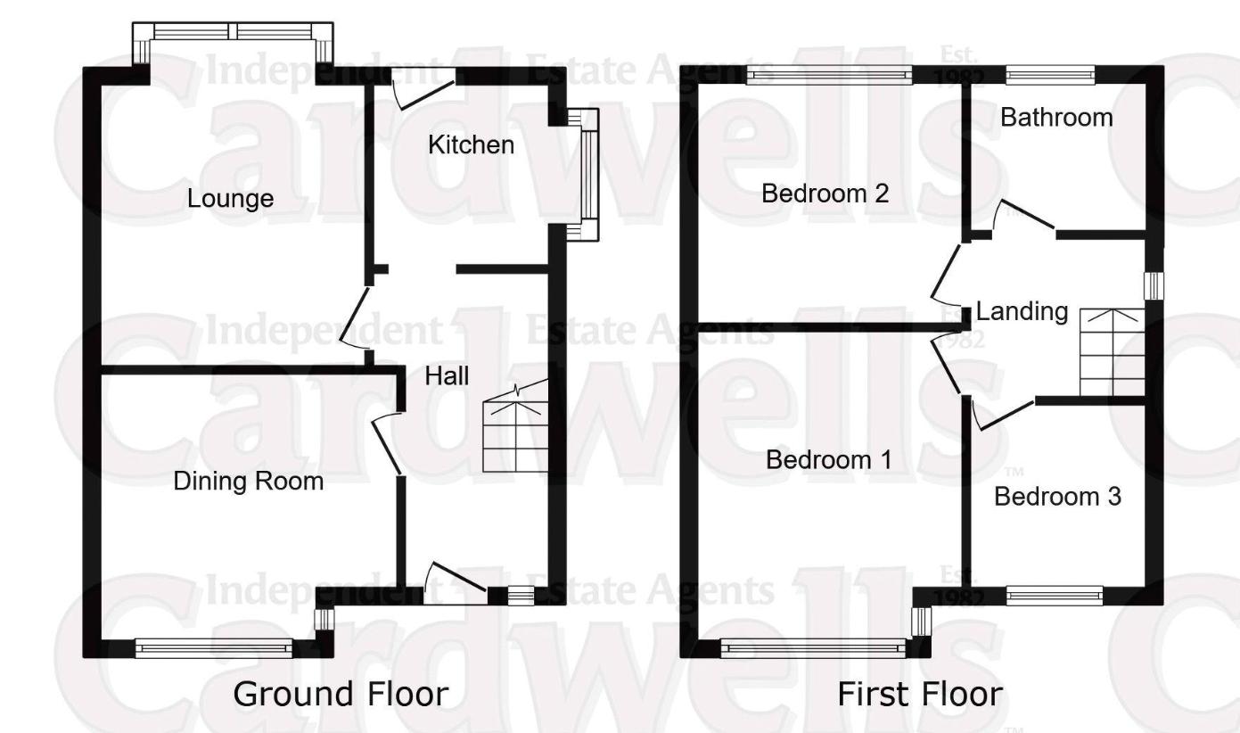 3 bedroom detached house for sale - floorplan