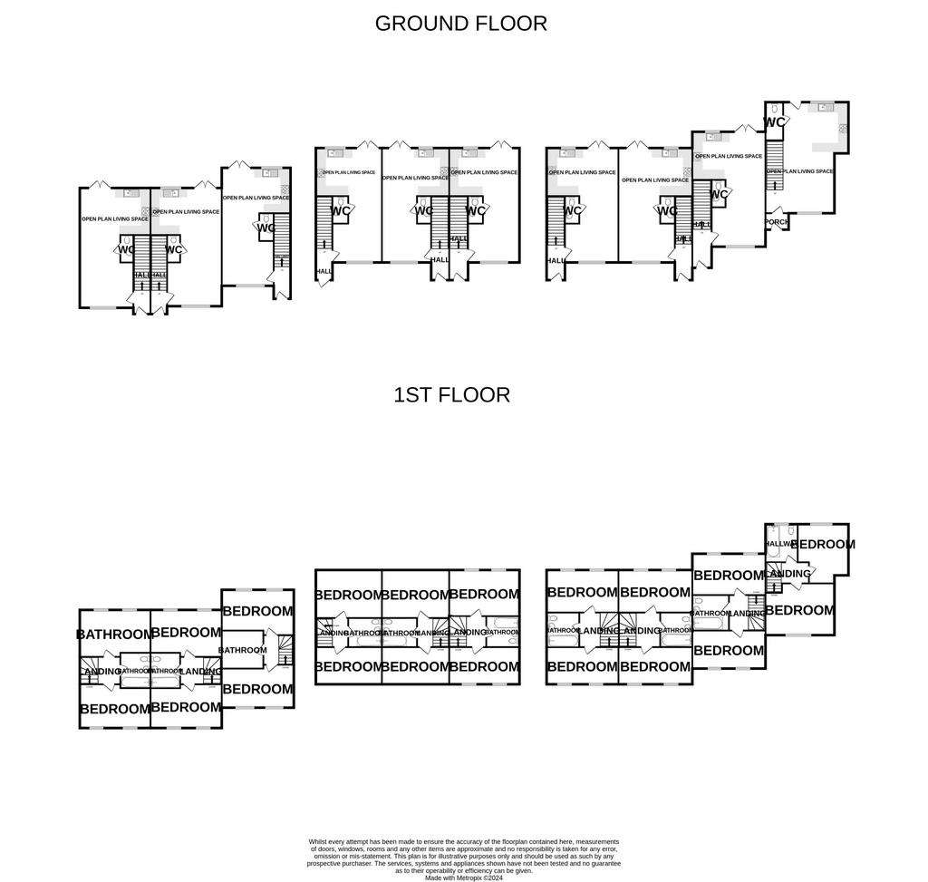 20 bedroom detached house for sale - floorplan