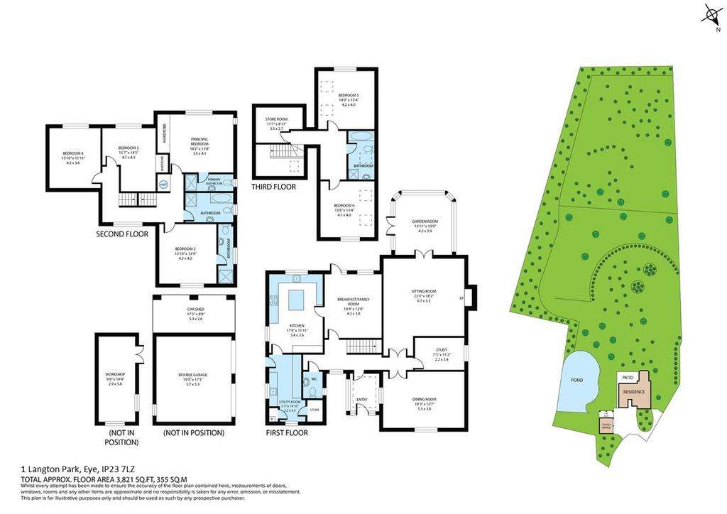 6 bedroom detached house for sale - floorplan