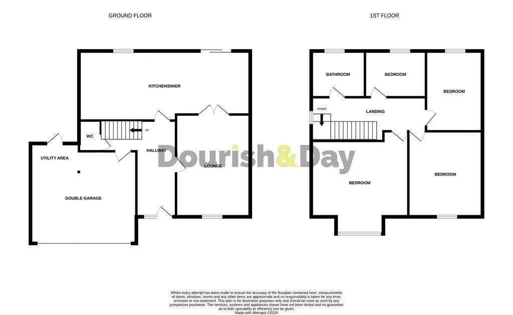 4 bedroom detached house for sale - floorplan