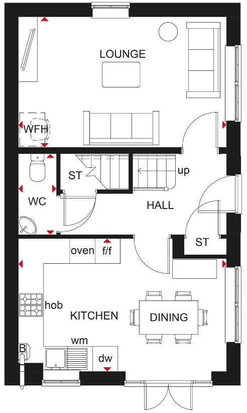 3 bedroom detached house for sale - floorplan