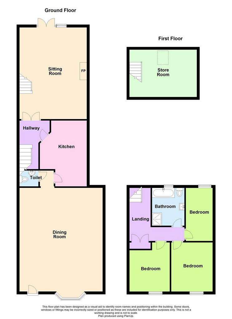 3 bedroom semi-detached house for sale - floorplan