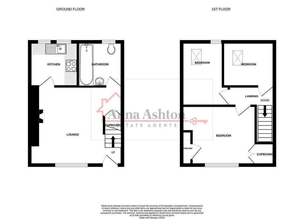 3 bedroom end of terrace house for sale - floorplan