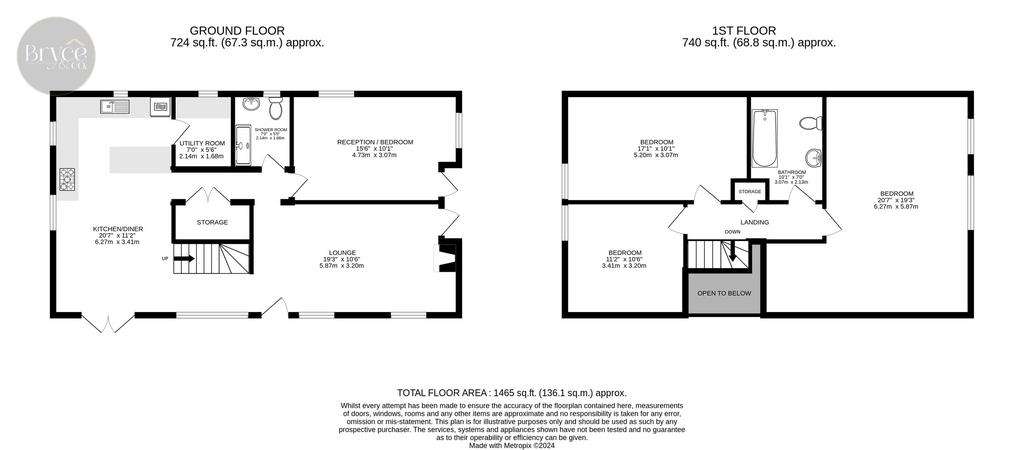 4 bedroom detached house for sale - floorplan