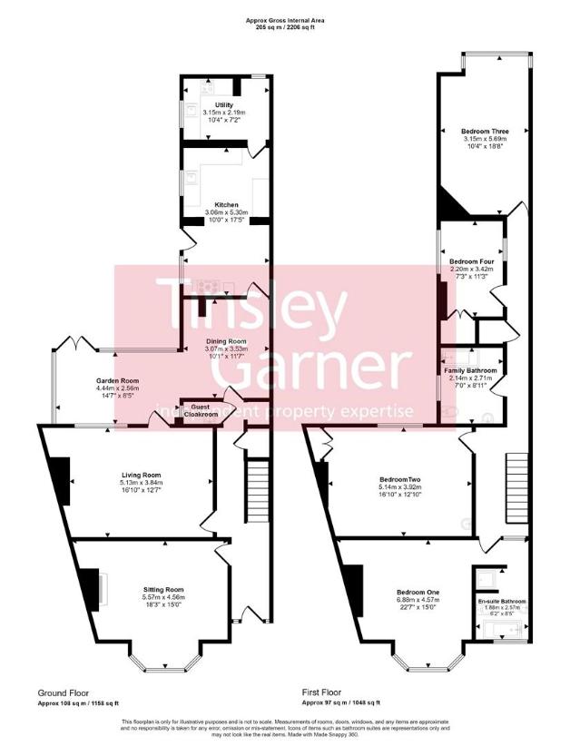 4 bedroom semi-detached house for sale - floorplan