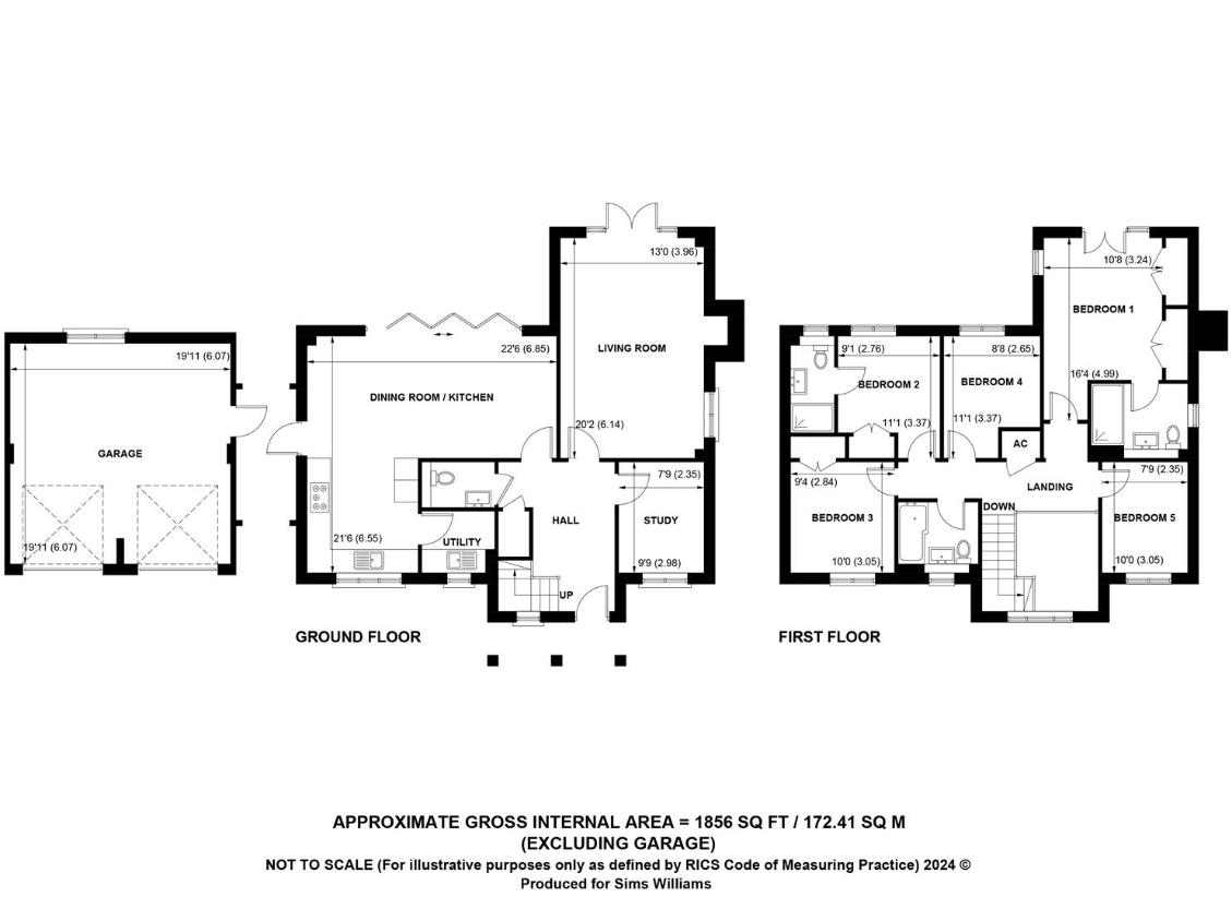 5 bedroom detached house for sale - floorplan