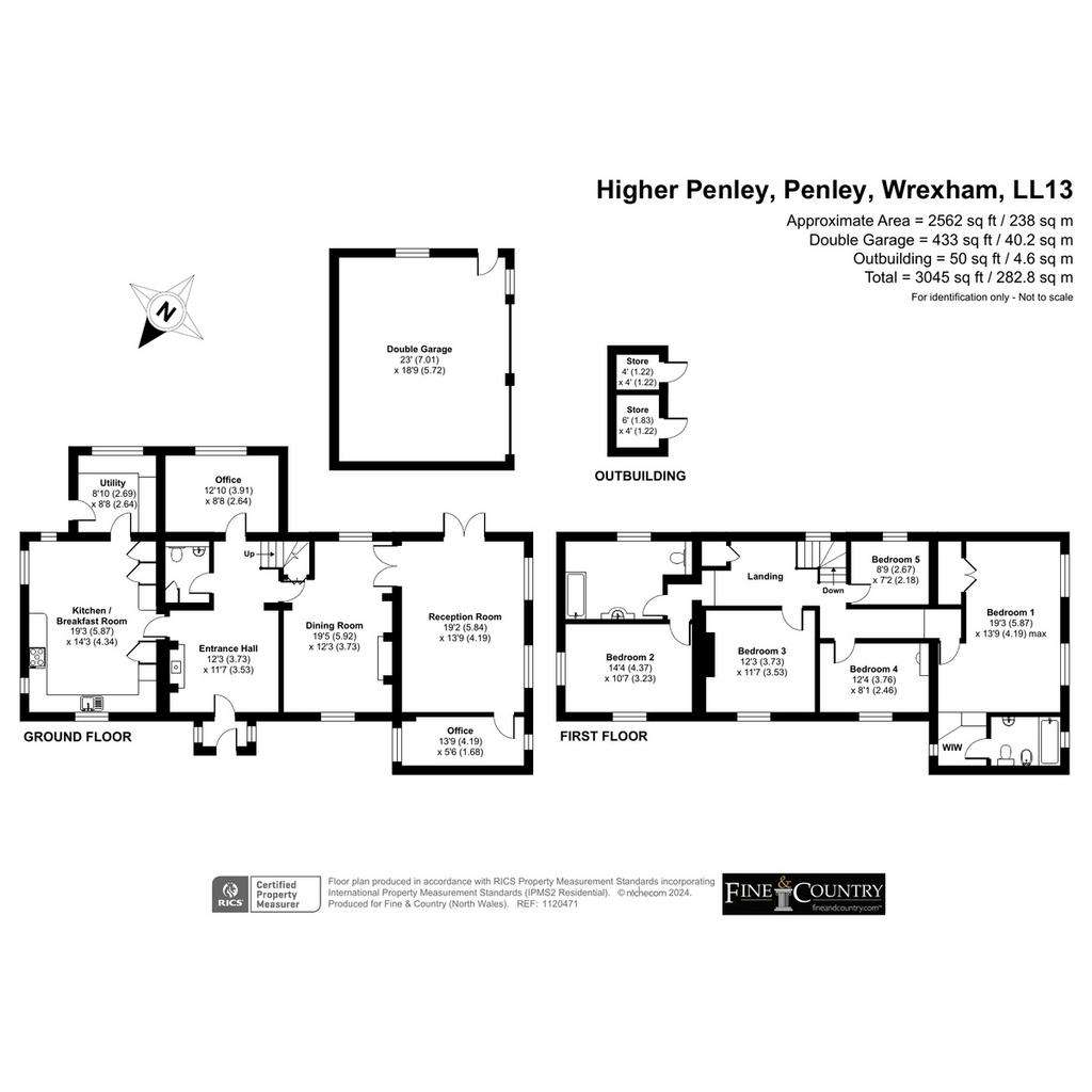 5 bedroom character property for sale - floorplan