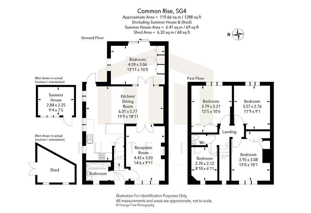 5 bedroom semi-detached house for sale - floorplan